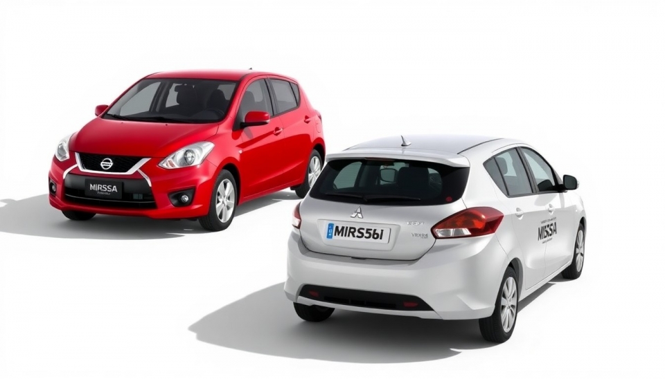 Рост продаж компактных автомобилей: Nissan Versa и Mitsubishi Mirage