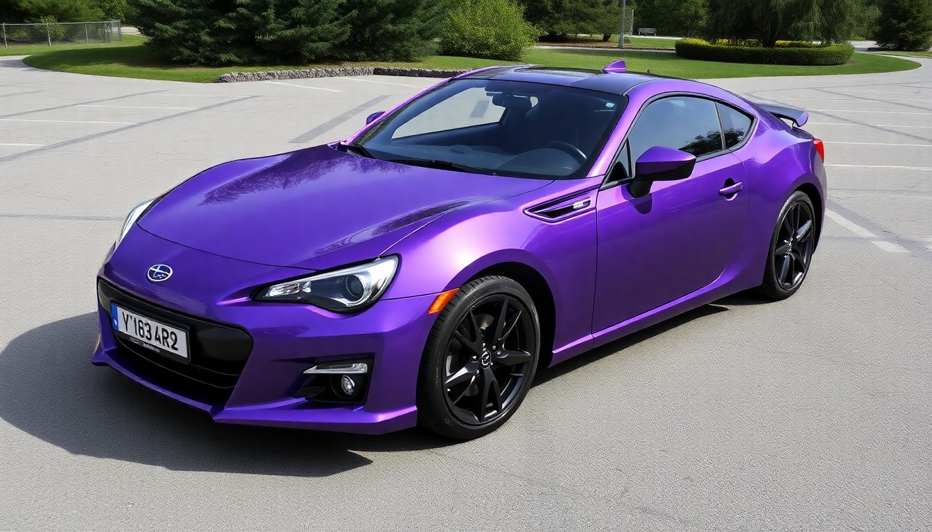 Subaru представляет уникальную версию BRZ Series Purple