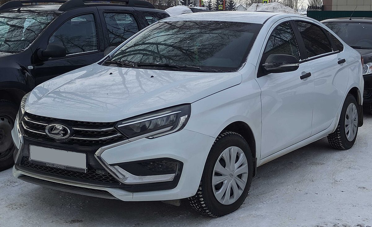 Lada Vesta NG (седан) после рестайлинга, вид спереди
